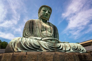 kamakura (kamakura daibutsu) büyük Buda, bronz statu