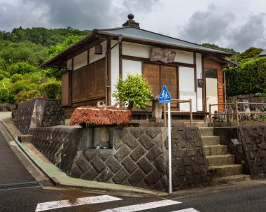 Eski geleneksel evde Hadano, Kanagawa, Japonya