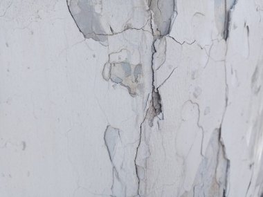 Kırık duvar dokusu ve eski çatlaklar. Eski bir şatonun kalıntıları..