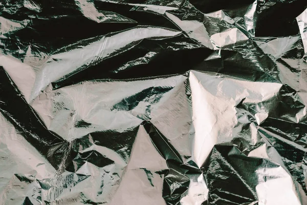 Crumpled Foil Texture Crumpled Paper Shiny Color Tint Foil Colored — Stock Photo, Image