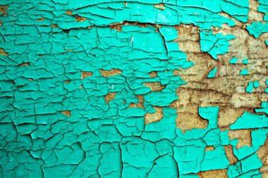 Çatlak dokusu. Eski boya kurumuş ve çatlak..
