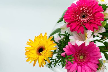 8 Mart 'ta şenlik buketi. Uluslararası Kadınlar Günü. Annemin tatili.