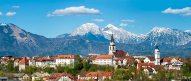 Kranj, Slovenya - Panorama görünüm