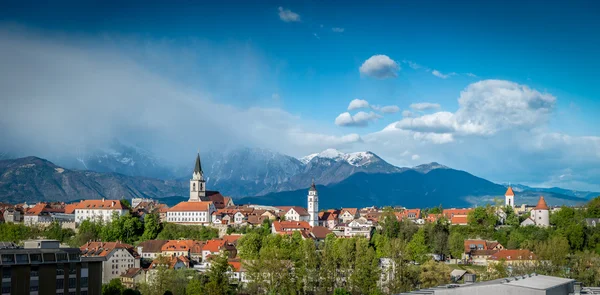 Крань, Словенія - Панорама перегляд — стокове фото