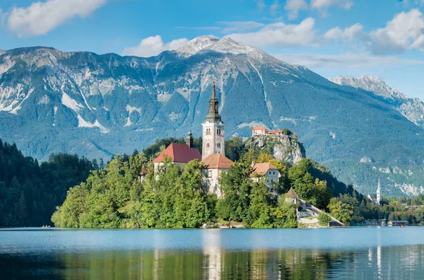 Isla en el lago Bled —  Fotos de Stock