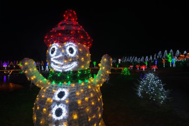 Parlak Noel kardan adam
