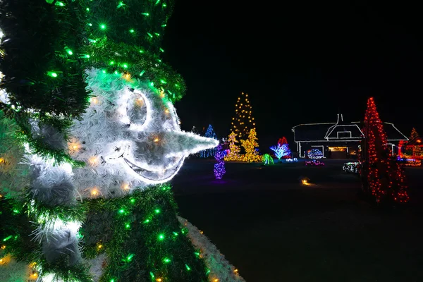 Parlak Noel kardan adam