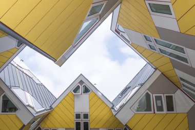 Rotterdam 'da küp evler.