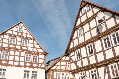 Frankenberg yarı ahşap evleri.