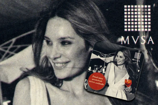 mvsa kokteyl reklam ile beermats.