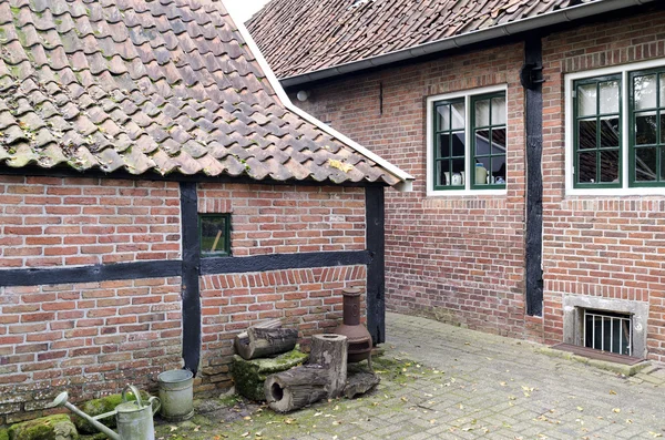 Víkendház a skanzen-Ootmarsum. — Stock Fotó