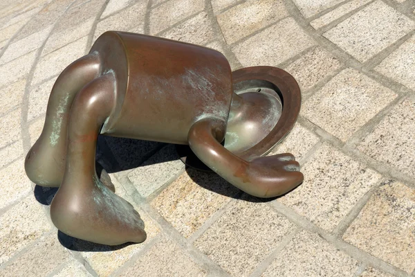 Rzeźby z amerykańskiej Tom Otterness. — Zdjęcie stockowe