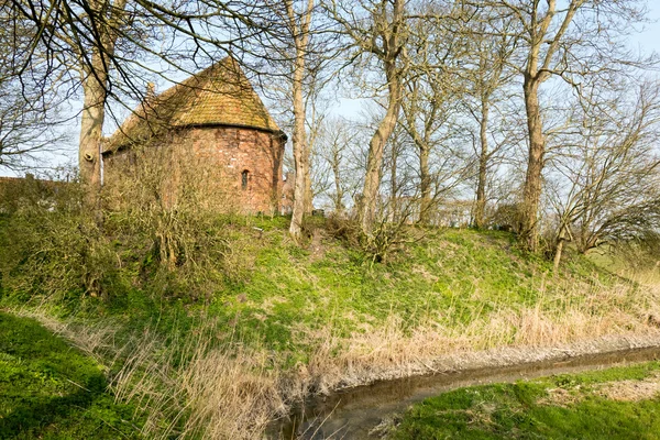 Mound with a church. — Stock Photo, Image