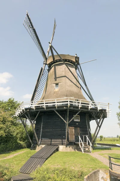 Molino de Langweerder en Langweer . —  Fotos de Stock