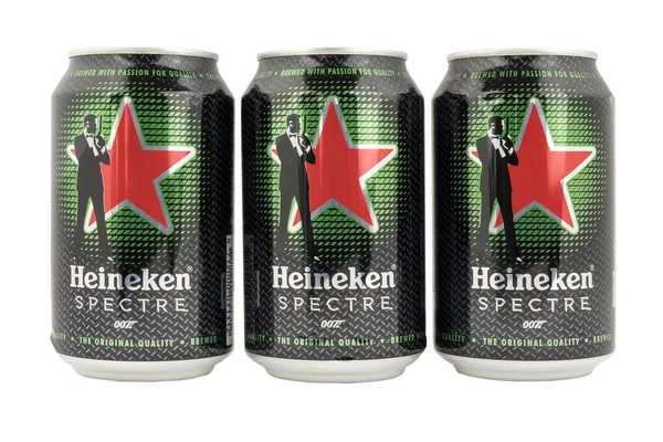 Heineken beer cans. — Stock Photo, Image
