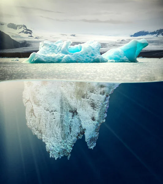 Iceberg vue sous-marine — Photo