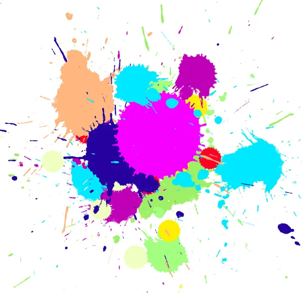 Concept de taches de couleur — Image vectorielle
