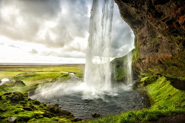 Wasserfall, Island, Natur — Stockfoto