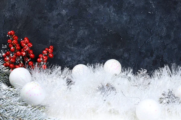 Noel Arkaplanı Yeni Yıl Konsepti Kış Afişi Soyut Çıkarılmış Koyu — Stok fotoğraf