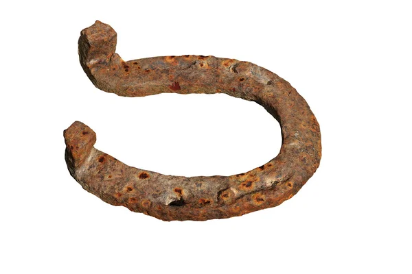 Old rusty horseshoe — Stock Photo, Image