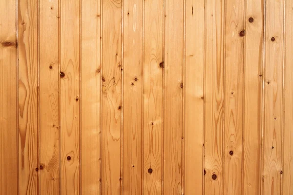 Spruce boards mounted on wall — Stock Photo, Image