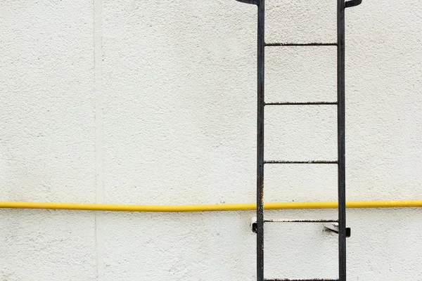 Gas pipeline and metallic stair — Stock Photo, Image