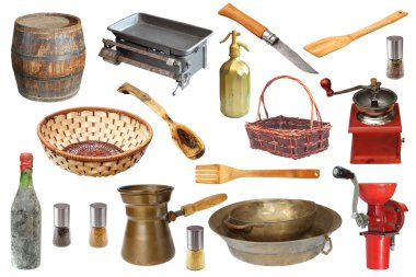 Vintage mutfak nesneleri