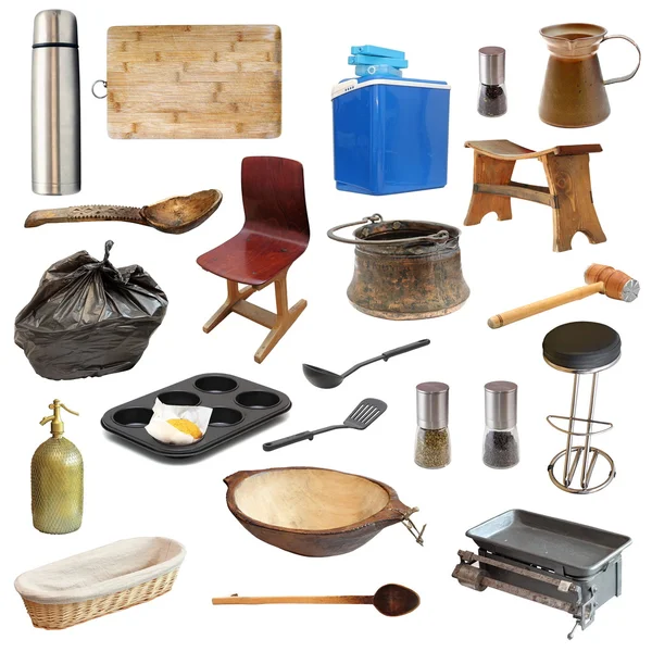 Keuken gerelateerde objecten — Stockfoto