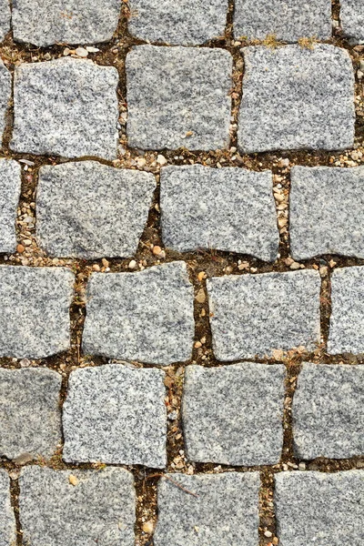 Pavimento de piedra en callejón urbano — Foto de Stock