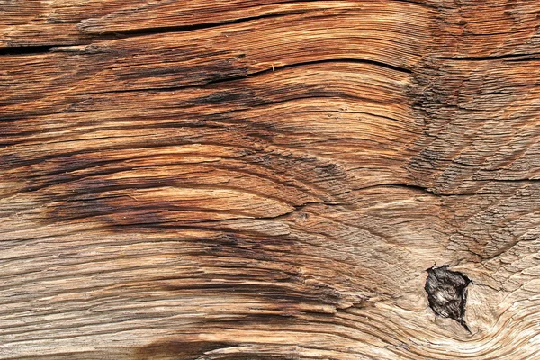 Textured surface of old oak beam — Stock Photo, Image