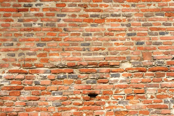 Old wall made of red bricks — Stock Photo, Image