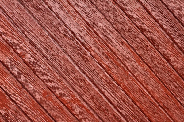 Brown paited spruce planks — Stock Photo, Image
