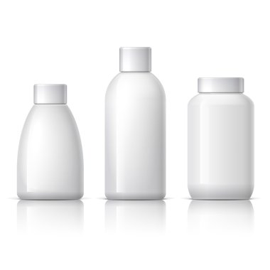 Gerçekçi kozmetik şişe