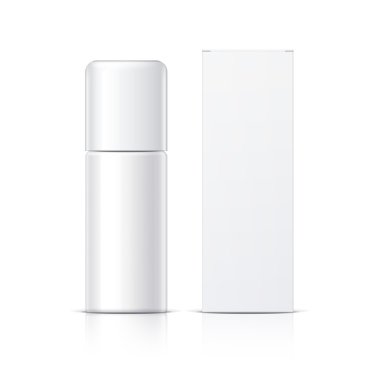 gerçekçi beyaz kozmetik şişe sprey olabilir