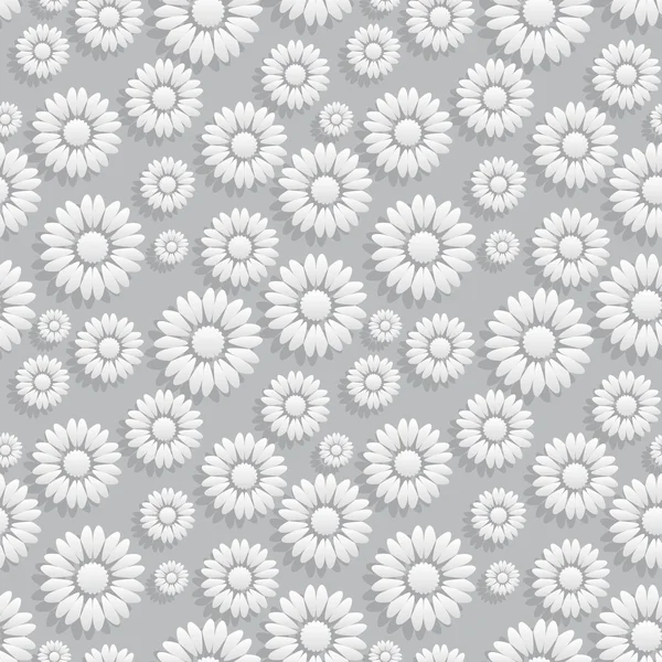 Floral seamless pattern, vector design — Stock Vector