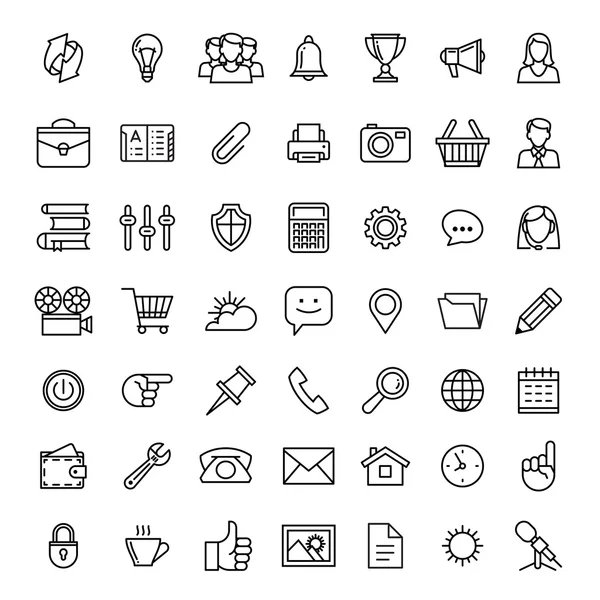 satır Icons set. İş için simgeler