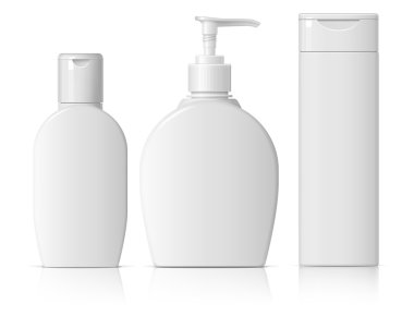 Gerçekçi kozmetik şişe püskürtme kabı olabilir.