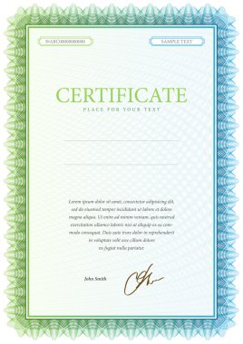 para birimi ve diploma kullanılan vektör desen