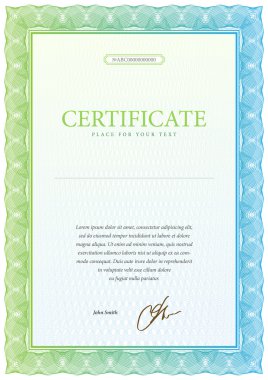 para birimi ve diploma kullanılan vektör desen