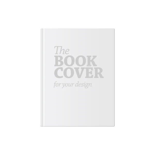 Portada del libro Light Realistic Blank — Archivo Imágenes Vectoriales