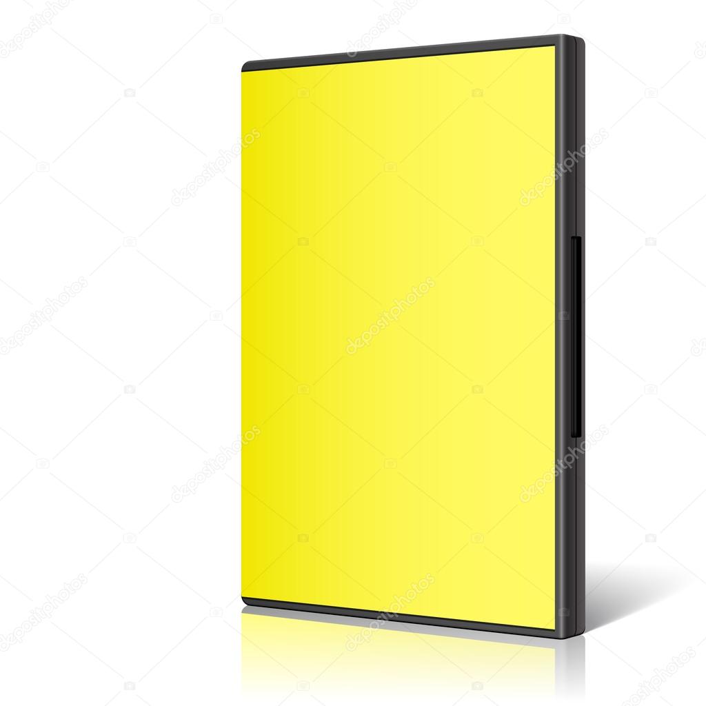 yellow Case for DVD Or CD Disk