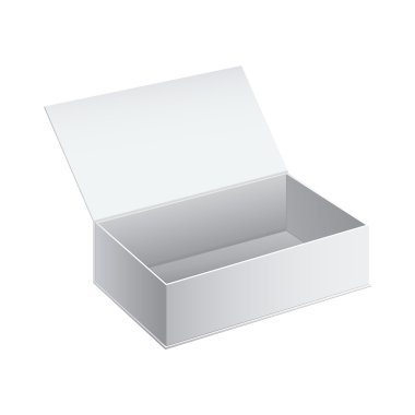 Beyaz paket karton kutu