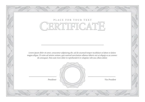 Vintage sertifika. Şablon diploma, para birimi.