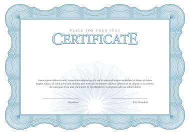 Vintage sertifika. Şablon diploma, para birimi.