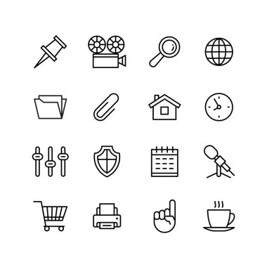 hat telefon Icons set