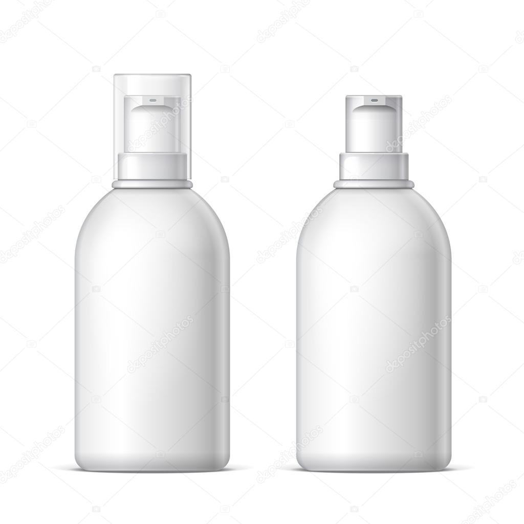 White plastic bottle can sprayer