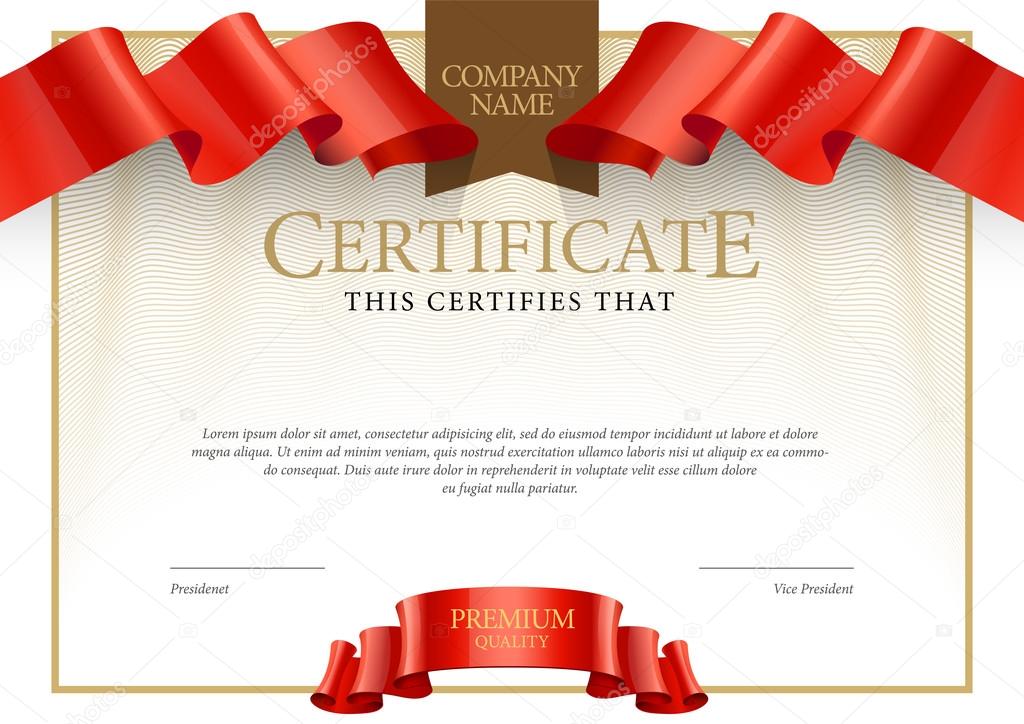 Modern Certificate. Template diplomas, currency. Vector