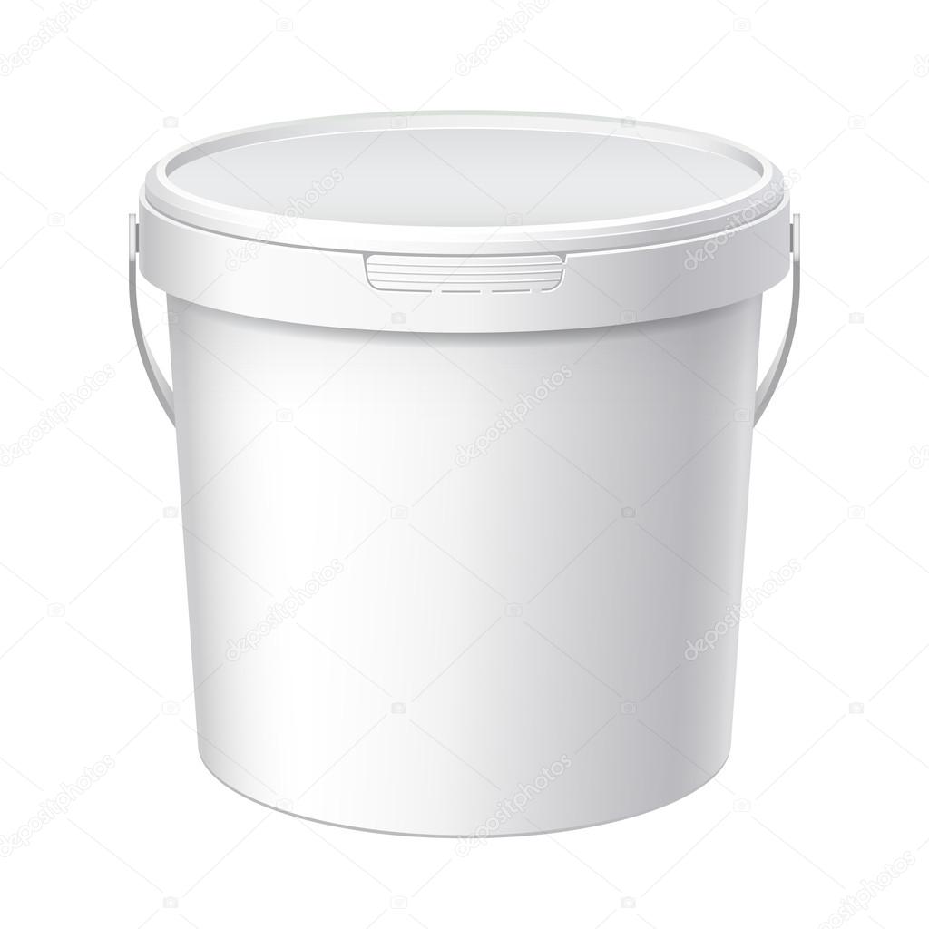 White blank plastic container Stock Vector by Sooolnce 89365052