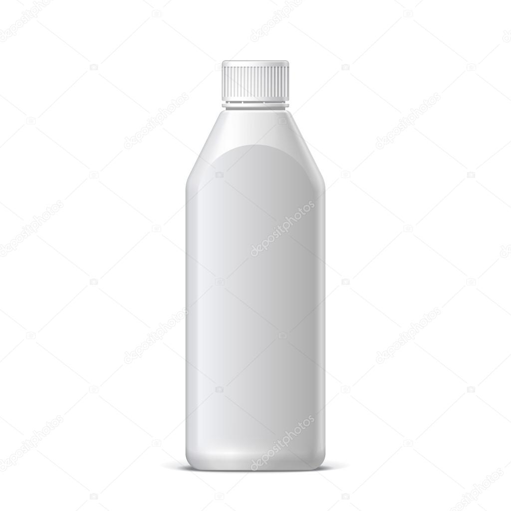 Blank bottle Realistic on white background vector