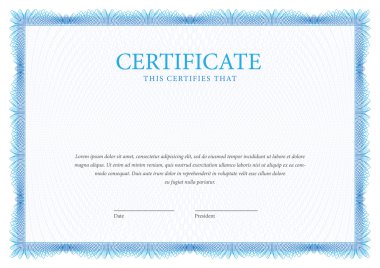 Vintage sertifika. Şablon diploma, para birimi.